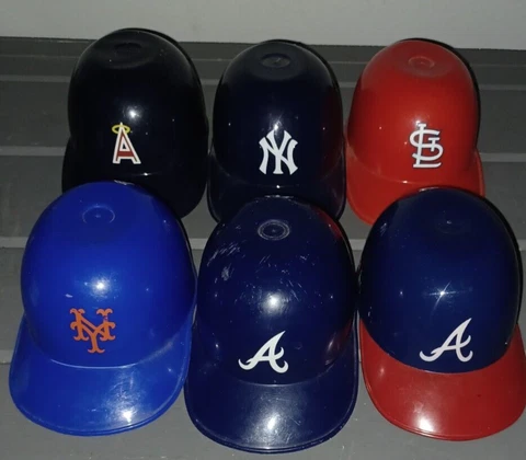ATLANTA BRAVES NEW YORK YANKEES METS CARDINALS Baseball MLB Helmet Bowls ICE CRE Cover