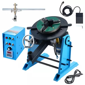 VEVOR 30KG Rotary Welding Positioner 0-90° Positioning Turntable Table 1-12RPM - Picture 1 of 12