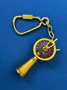 Vintage Key chain ring Ship Captain Chadburn Engine Telegraph Speed Control NOS - Picture 1 of 10