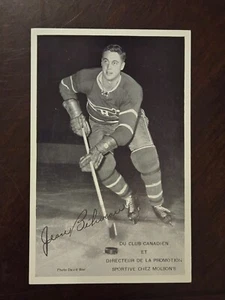 1960's Jean Beliveau Team Issue David Bier Photo Canadiens solid condition RARE - Picture 1 of 2