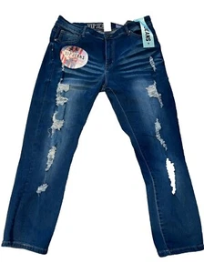 VIP Womens Jeans Lightweight Stretch Blue Size 20 STYLE: 1-7955DBX - Picture 1 of 5