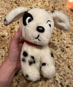 Parche 101 Dálmatas Perro Cachorro 7" Peluche Blanco Negro DE COLECCIÓN WALT DISNEY - Imagen 1 de 10