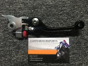 Palanca de freno plegable irrompible negra SPP se adapta a KTM 500EXC 2022 2023 - Imagen 1 de 7