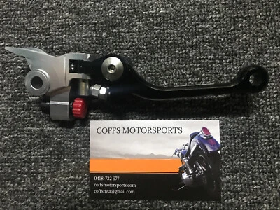 Black SPP Unbreakable Folding Brake Lever KTM 450SXF Factory Edition 2015 2016 - Image 1 of 4