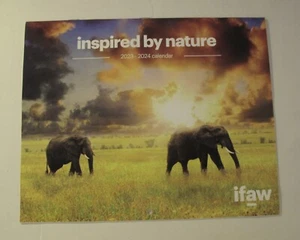 Calendario de pared IFAW inspirado en la naturaleza 14 meses 2023-2024 (10 1/4 x 8 1/4) - Imagen 1 de 3