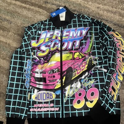 Nuevo con etiquetas Adidas Originales X Jeremy Scott Rally Camiseta de Pista Para Hombre Unisex XL HG6509 $120 Foto 1 de 4