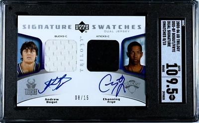 2005-06 Upper Deck NBA muestras dobles/15 Andrew Bogut novato graduado SGC 9,5 Foto 1 de 4