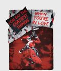 DC Comics Harley Quinn Joker Crazy LOVE Super Soft 2-pak Poszewka na poduszkę Zestaw NOWA