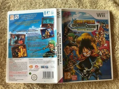 ONE PIECE UNLIMITED CRUISE  1 Treasure and 2 Hero Nintendo WII PAL CIB 2 Games - Image 1 of 4