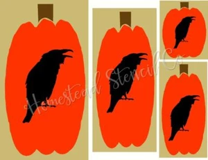 ~ARTÍCULO 7346 JUEGO CALABAZA/CUERVO 6" - 11" - Plantillas de letreros reutilizables - Imagen 1 de 1