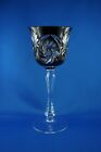 Vintage Bleikristall Rmer Glas, Kristallglas, Weinglas Bordeaux Rot Geschliffen