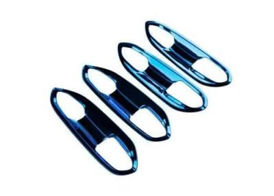 Blue Steel Exterior Side Door Bowl Cover Trim 8PCS Fit For Ford Edge 2015-2021 Foto 1 de 4
