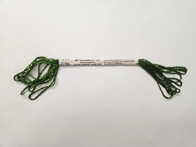 4.5 yd Pack Vintage Richardson Silk Co FAUX SILK RICHTEX ROPE 648 Green - Image 1 of 4