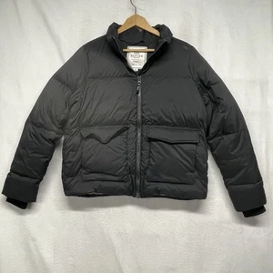 Alpine Designs Down Puffer Jacket Men’s Medium Black Ski Coat Winter Vintage 70s - Picture 1 of 10