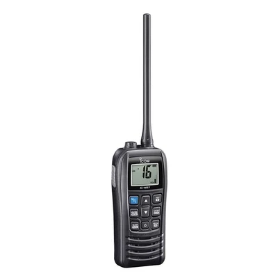 ICOM M37 31 USA 6W Marine Vhf Floating Handheld Battery Charger Included | Us - Image 1 of 3