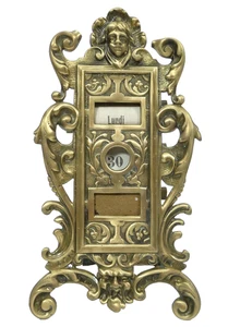 Ewiger Kalender Bronze ca. 1880 - Bild 1 von 12