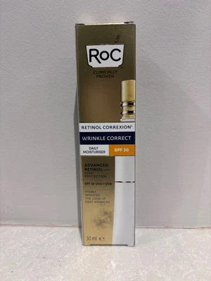 Roc Retinol Wrinkle Correct Daily Moisturiser SPF20 -30ml - Image 1 of 3