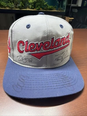 4 SOMBREROS INDIOS CLEVELAND AUTOMÁTICOS - RICHIE SEXSON, CHARLES NAGY, J. STRICKER Y 1 Más Foto 1 de 4