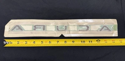 Acura emblem letters badge decal logo symbol trunk RSX MDX OEM Factory Genuine - Image 1 of 4