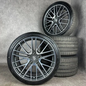 Sommerräder Porsche 911 (992) 20"/21" Original 911 Turbo V Design 5 S Felgen - Picture 1 of 11