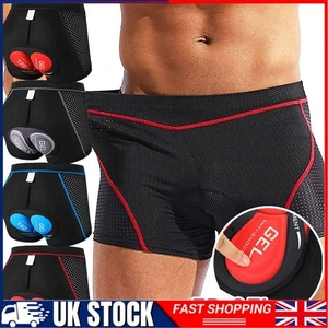 Men Cycling Shorts 5D Gel Padded Underwear MTB Mountain Bike Bicycle Pants UK - Picture 1 of 36