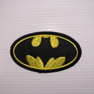 Justice League Batman Patch Embroidered Cloth Badge Applique Iron Sew On - Picture 1 of 5