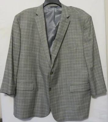 Blazer Ralph Ralph Lauren 54R Gris Gris Abrigo Deportivo Chaqueta a Cuadros (23" Brazo) Foto 1 de 4
