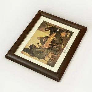 Framed Print “The Poker Game” Irving Sinclair Copyright Scafa Art NY, NY - Picture 1 of 8