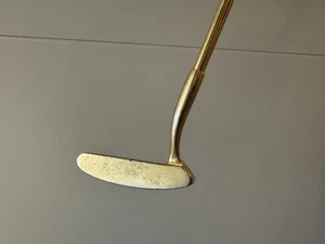 Vintage CELEBRITY 24K GOLD PLATED Golf PUTTER 35” Right Handed Original Grip - Picture 1 of 5