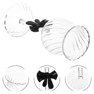 Süße Weingläser: 300 ml kreativer Valentinstag Schleife Glaskelch - verziert gemustert - Bild 1 von 12