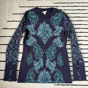 Sundance Women's Size Small Gretchen Waffle Knit Thermal Long Sleeve Top Shirt - Picture 1 of 10