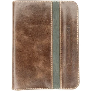 T. Marcus Modern PASSPORT WALLET Case RFID Shield Veg Tanned Leather Peccary - Bild 1 von 8
