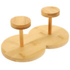 Bamboo Cup Holder Disposable Rack Rinsing Wooden Commercial