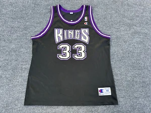 Vintage 90s Sacramento Kings Brian Grant NBA Champion Jersey Sz 48 XL RARE FOX - Picture 1 of 9