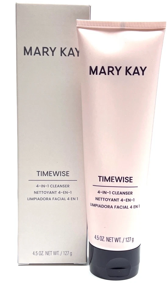MARY KAY 4-IN-1 CLEANSER W/TIMEWISE 3D COMPLEX~217404~COMBINATION TO OILY~NIB! - Image 1 of 4