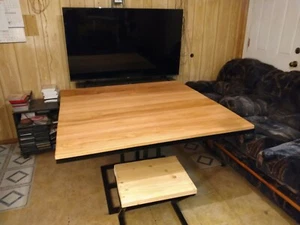 Custom Hand made one of a kind table, gold coin edition. Delivery available. - Picture 1 of 4