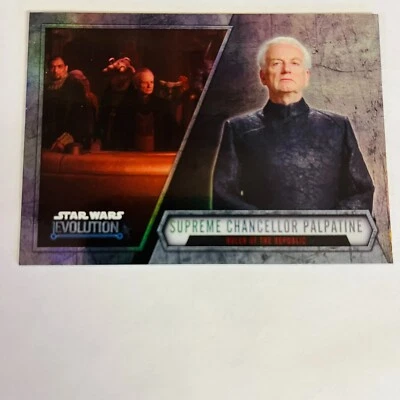 2016 Star Wars Evolution Base Card 48 Chancellor Palpatine Ruler of the Republic - Image 1 of 2
