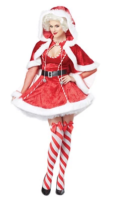 Sexy Mrs Claus Christmas Adult Women Costume - Image 1 of 2