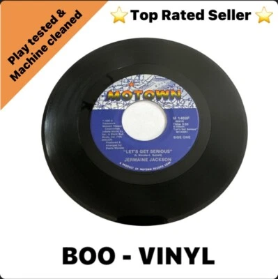 Jermaine Jackson - Let's Get Serious Motown Soul  US Issue M1469F EX / M Foto 1 de 4