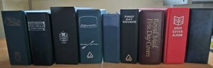 VARIOUS SINGLE FDC ALBUMS WITH LEAVES. VARIOUS COLOURS MAKES GOOD USED CONDITION - Picture 1 of 339