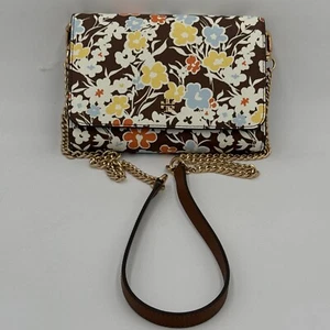 Tory Burch PVC Flap Crossbody Shoulder Bag Floral new without tag - Picture 1 of 7