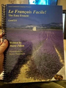 LE FRANCAIS FACILE! THE EASY FRENCH! (LEVEL IA) By Marie Filion & Becky - Bild 1 von 1