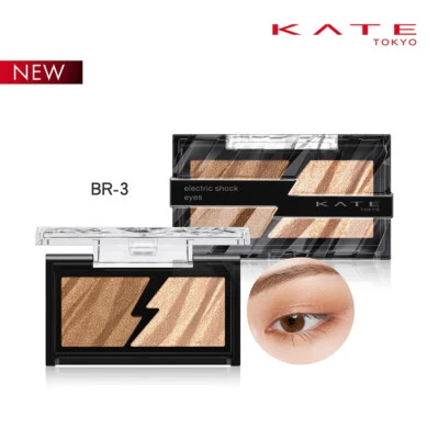 [KANEBO KATE] Electric Shock Eyes BR-3 Duo Eyeshadow 2g JAPAN NEW - Image 1 of 4