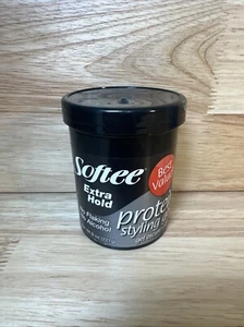 Softee Extra Hold Protein Styling Gel~No Flaking~No Alcohol~8oz ~Best Value! - Picture 1 of 7