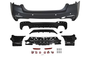 For BMW 17-20 G30 PRE-LCI M Performance Style Rear Bumper W/ PDC (SM PANEL) - Picture 1 of 20