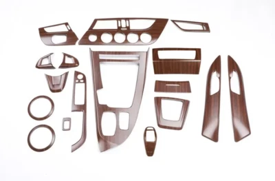 17PCS Peach wood grain Car Interior Kit Cover Trim For BMW Z4 2009-2015 - Image 1 of 4