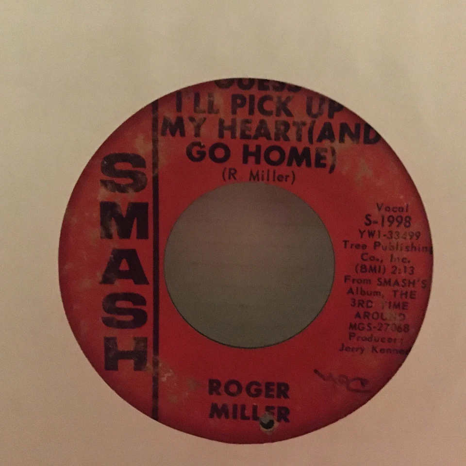 Roger Miller - Kansas City Star / Guess I'll Pick Up My Heart 45 rpm Play Graded - Image 1 of 2