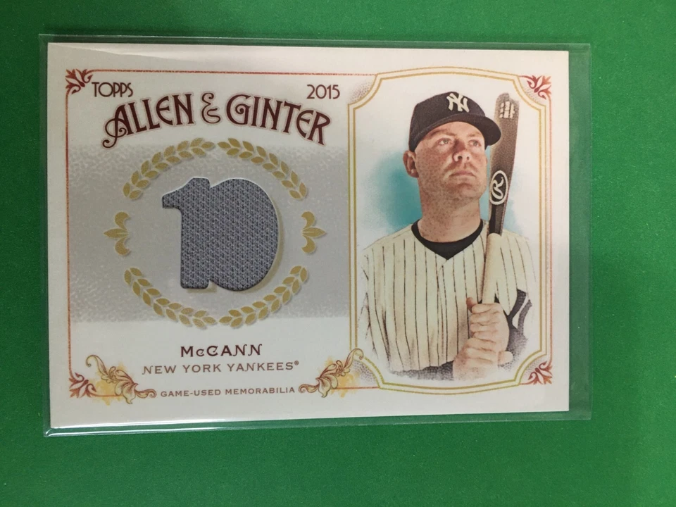 F146,714  2015 Topps Allen and Ginter Relics #FSRBBM Brian McCann YANKEES - Image 1 of 1