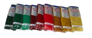 9-PKGS*Acrylic LATCH HOOK RUG YARN*320 Pcs*9-DIFFERENT COLORS*Rainbow*J&P Coats* - Picture 1 of 7