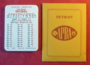 Detroit Tigers - 2024 APBA Season Team Set (30 cards) - Picture 1 of 1